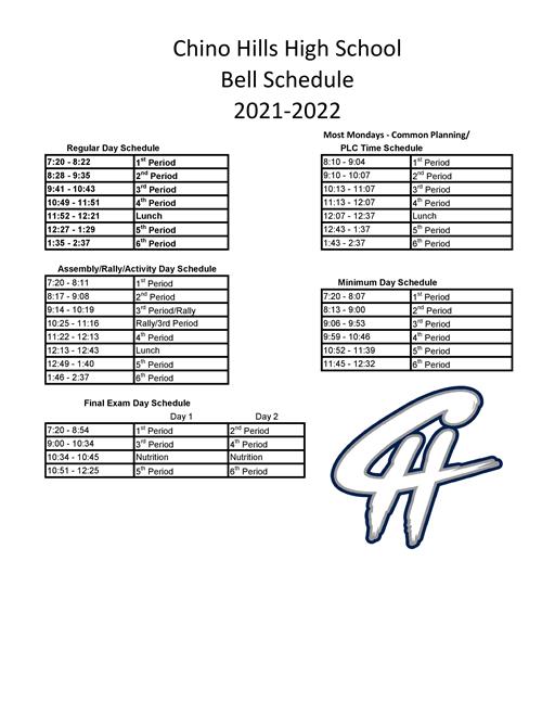 Bell Schedule